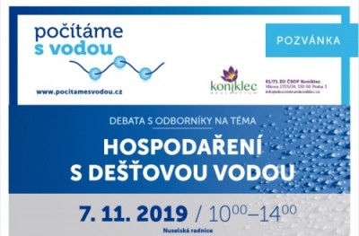 Hospodaření s dešťovou vodou: Seminář a debata s odborníky 